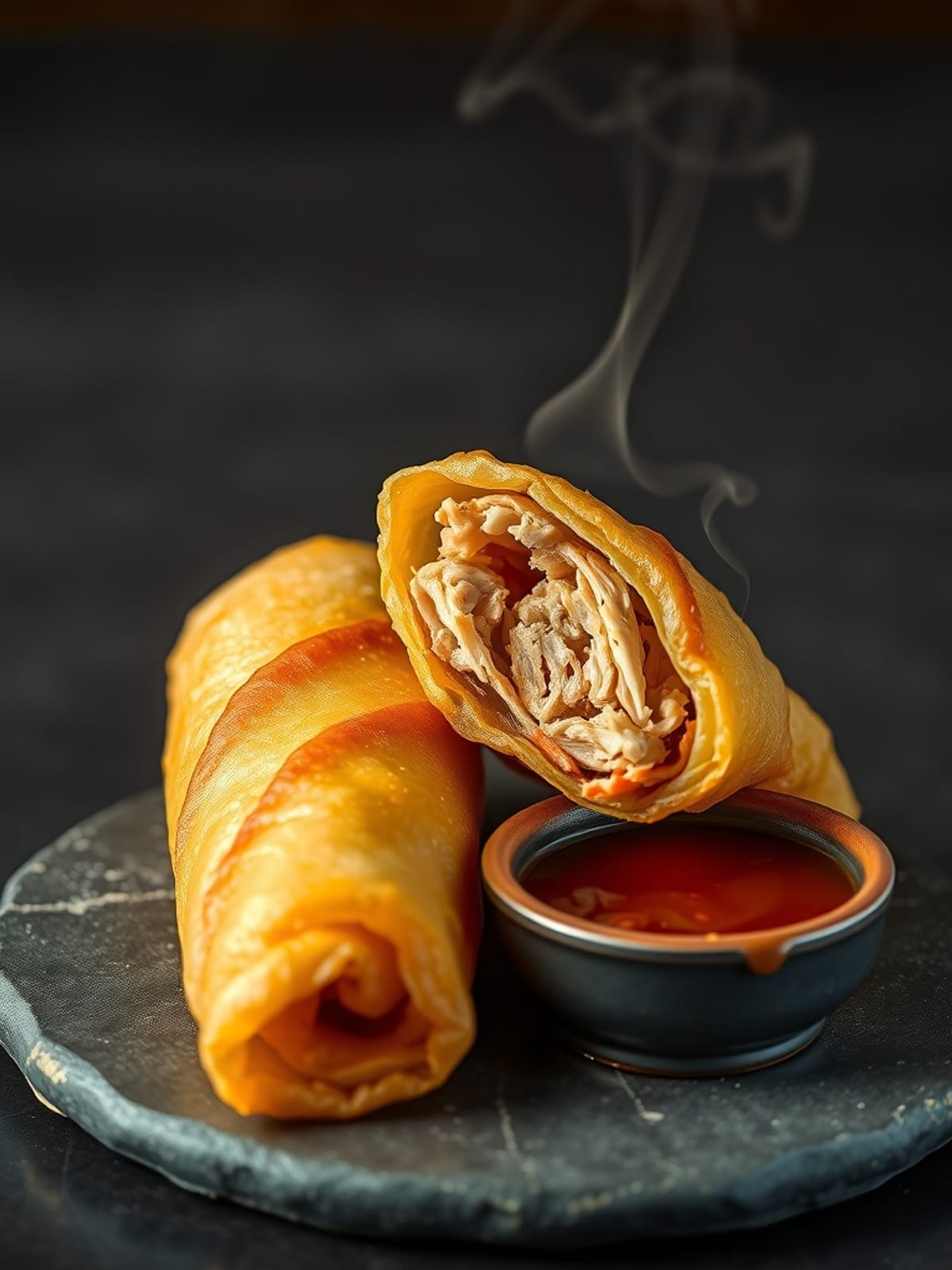 Frühlingsrolle (Huhn, 2x) (Foto folgt)