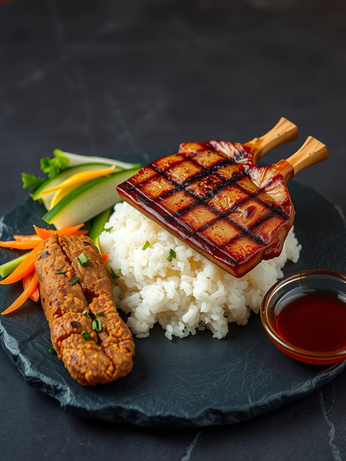 Cơm Sườn Nướng (Foto folgt)